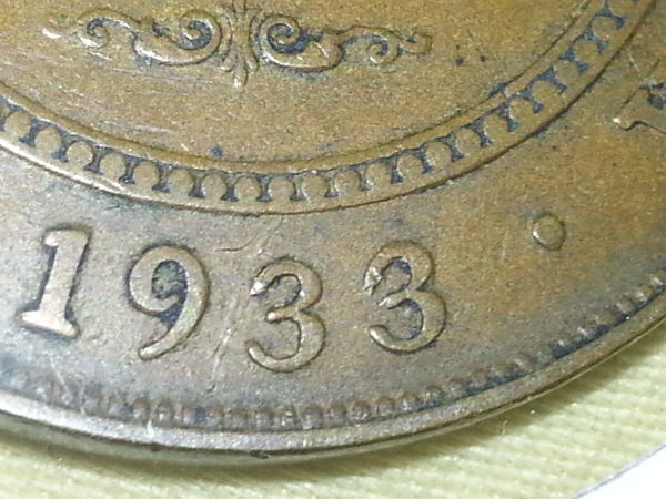 1932/33-Overdate-Penny-From-Ebay